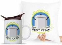 Zestaw Poduszka + Kubek Dla Kucharza Szefa Kuchni Z Nadrukiem Ze Zdjęciem