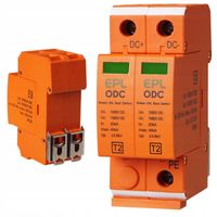 OGRANICZNIK OCHRONNIK PRZEPIĘĆ PRZEPIĘCIOWY FOTOWOLTAIKA 1000V DC 2P T2