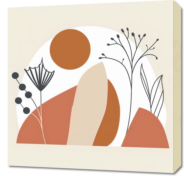 Obraz 60x60cm Organiczny Splot zdjęcie 1