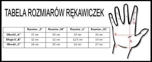 Rękawiczki ACCENT Draft czarno-czerwone L na Arena.pl