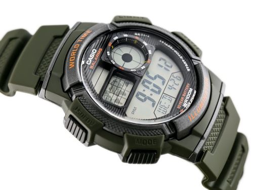 ZEGAREK MĘSKI CASIO AE-1000W 3AVDF (zd073b) - WORLD TIME + BOX na Arena.pl
