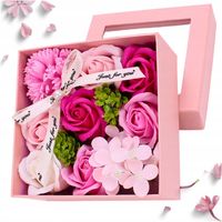 MYDLANE RÓŻE W PUDEŁKU FLOWER BOX KWIATY PREZENT NA WALENTYNKI DLA NIEJ