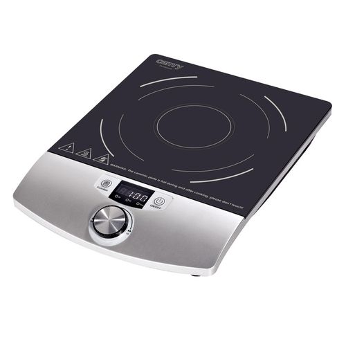 KUCHENKA INDUKCYJNA JEDNOPALNIKOWA PŁYTA GRZEWCZA SZKLANA 2000W TIMER LCD na Arena.pl