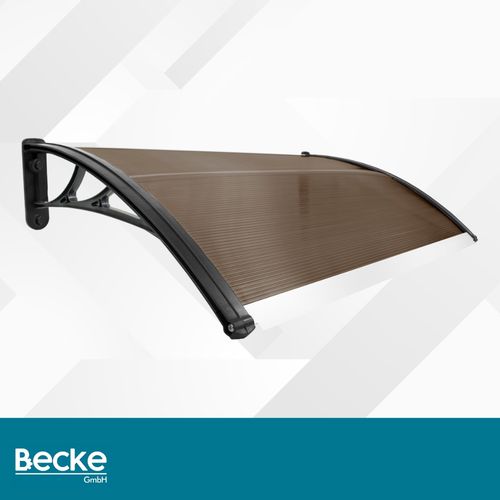 Daszek nad drzwi zadaszenie 100 x 60 cm brązowy na Arena.pl