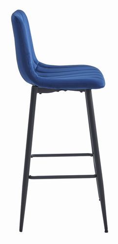 Hoker POZZA - granat aksamit / nogi czarne x 3 na Arena.pl