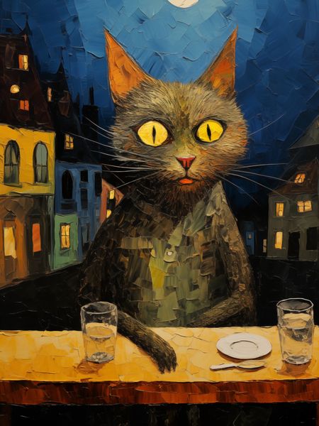 Plakat 30x40cm Nocny Obserwator zdjęcie 1