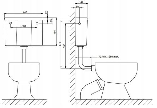 SPŁUCZKA KLAWISZ do WC DOLNOPŁUK START STOP na Arena.pl