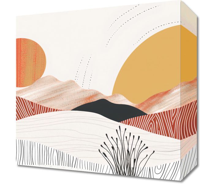 Obraz 30x30cm Roztańczone Słońce zdjęcie 1