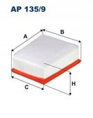 FILTR POWIETRZA AP 135/9 FILTRON