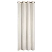 Zasłona gotowa ESSI 140x250 kremowa połysk złota nitka przelotki