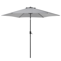 Parasol ogrodowy ø 270 cm ciemnoszary VARESE