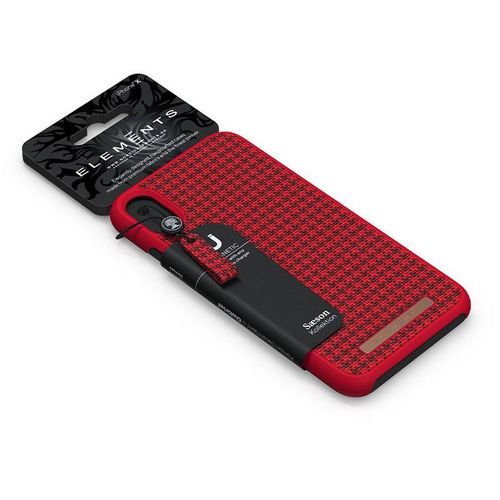 Nordic Elements Saeson Idun - Etui iPhone Xs / X (Red) na Arena.pl