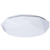 Plafon LAMPA sufitowa HEX EK75320 Milagro geometryczna OPRAWA natynkowa LED 16W 4000K z efektem gwiazd biała