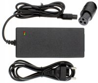 Ładowarka 36V 42V 2A 3 pin Zasilacz Hulajnoga wtyk 9mm