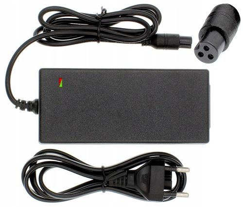 Ładowarka 36V 42V 2A 3 pin Zasilacz Hulajnoga wtyk 9mm na Arena.pl