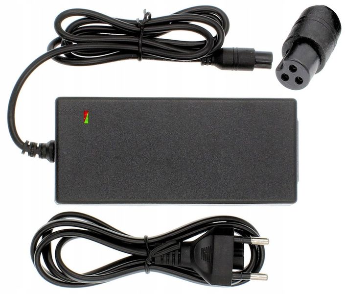 Ładowarka 36V 42V 2A 3 pin Zasilacz Hulajnoga wtyk 9mm zdjęcie 1