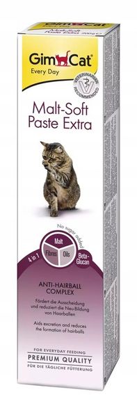 GIMCAT MALT SOFT EXTRA pasta odkłaczająca 200g zdjęcie 2