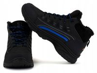 BUTY MĘSKIE Sportowe ZIMOWE OCIEPLANE za kostkę do pracy ŚNIEGOWCE shoes P2