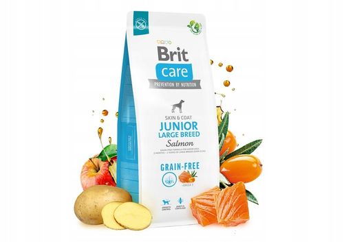 BRIT CARE Dog Grain-free Junior Large Breed Salmon 12kg na Arena.pl