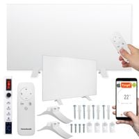 Grzejnik na podczerwień panel grzewczy promiennik IR 600W WIFI 60x100 cm