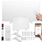 Grzejnik na podczerwień panel grzewczy promiennik IR 600W WIFI 60x100 cm