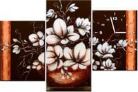 60CM 90 ZEGAR 3 ELEM MAGNOLIA III WAZA ŚCIENNY