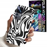 ETUI CASE DO XIAOMI 12T / 12T PRO - ABSTRAKCJA ZEBRA MODNE WZORY + FOLIA
