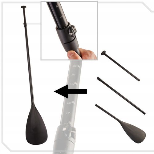 WYPORNA DESKA SUP POMPOWANA PADDLEBOARD WIOSŁO AKCESORIA ZESTAW 320cm 150kg na Arena.pl