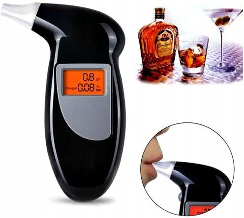 ALKOMAT LCD ALKOTEST + 4 KOŃCÓWKI WYMIENNE USTNIKI na Arena.pl