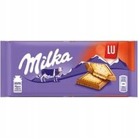 CZEKOLADA MLECZNA MILKA LU Z HERBATNIKAMI 87g