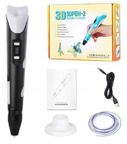 DŁUGOPIS DRUKARKA 3D PEN ZESTAW + WKŁADY 9 METRÓW na Arena.pl