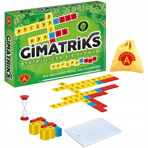 Gra logiczna słowna GIMATRIKS ALEXANDER zdjęcie 2