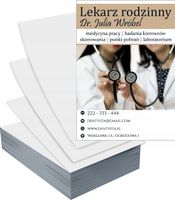Ulotki A5 100szt reklamowe firmowe duży wybór LEKARZ RODZINNY