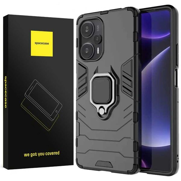 Spacecase X-Ring Poco F5 Black zdjęcie 1