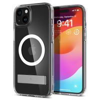 etui ultra hybrid s magsafe z podstawką do iphone 15 plus przezroczyste