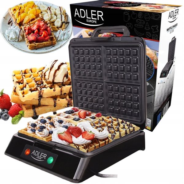 GOFROWNICA 4 CHRUPIĄCE GOFRY DUŻA MOC 1500W AD3036 zdjęcie 1