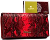 portfel damski z podwójną sekcją na bilon