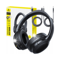 Słuchawki bezprzewodowe nauszne mocny bas Bass BH1 Bluetooth - czarne