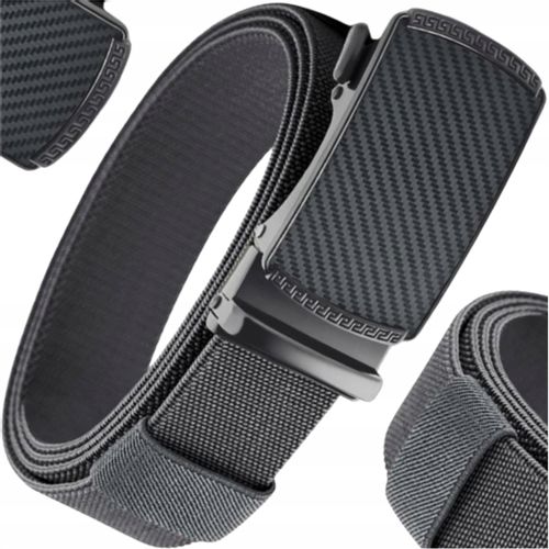 Parciany Pas Elastyczny Taktyczny Pasek Elegancki Klamra Automatyczna na Arena.pl