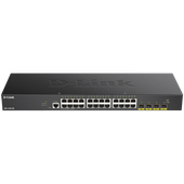 d-link 24-port gigabit smart managed switch with 4x 10g sfp+ ports