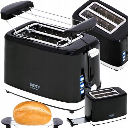 TOSTER OPIEKACZ KANAPEK 6 POZIOMÓW 900W GRZANKI FUNKCJA STOP RUSZT DO BUŁEK na Arena.pl