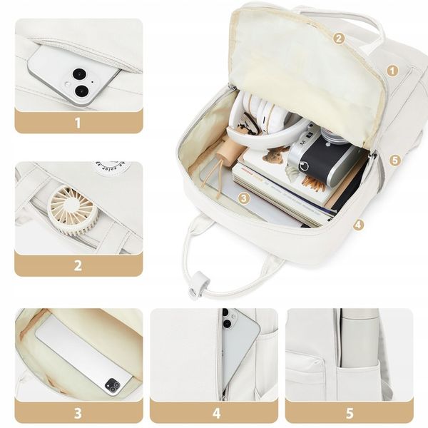 plecak szkolny mlodziezowy dla dziewczynki chlopca plecak damski miejski zdjęcie 4