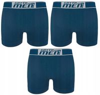 3 X GATTA BOXER BOKSERKI MĘSKIE BAWEŁNA OCEAN BLUE XXL