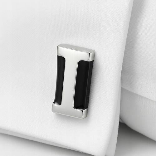 Srebrne spinki do mankietów koszuli stal szlachetna chirurgiczna 316L na Arena.pl