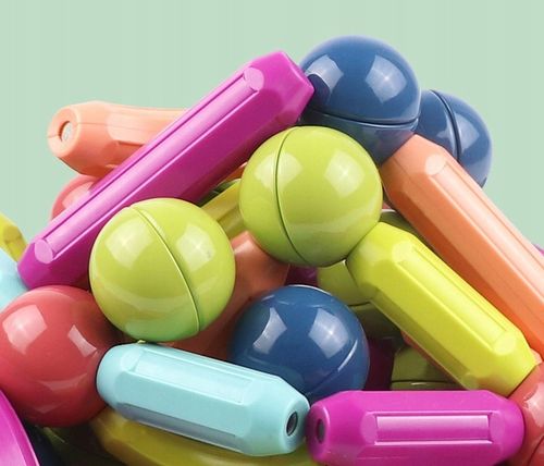 KLOCKI MAGNETYCZNE KONSTRUKCYJNE EDUKACYJNE MAGNETIC STICKS DLA DZIECI 98EL na Arena.pl