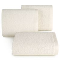 Ręcznik bawełniany Pierre Cardin lamówka z logo 70X140 kremowy