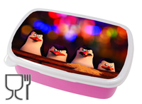 Pojemnik śniadaniowy - Lunchbox - Pingwiny z Madagaskaru