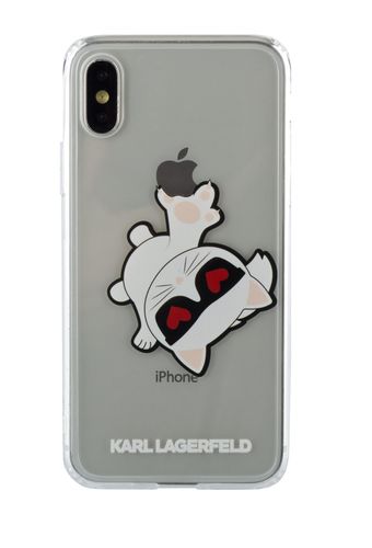 KARL LAGERFELD HARDCASE - iPhone X / XS - TRANSPAR KITTY na Arena.pl