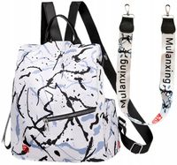 PLECAK DAMSKI MIEJSKI TOREBKA PLECACZEK BIAŁY 2W1