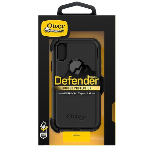 OTTER DEFENDER - PANCERNE ETUI Apple iPhone X - BLACK na Arena.pl